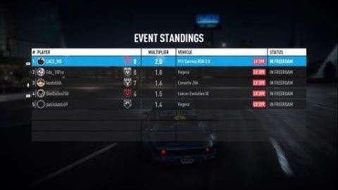 NFS payback (casual speedlist)  XD