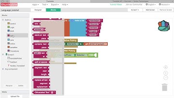 Thunkable - How to display list of languages for language translation