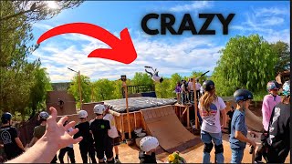 Epic backyard skatepark! | Scooter camp