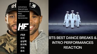 BTS Best Dance Breaks & Intro Performances Reaction- Higher Faculty