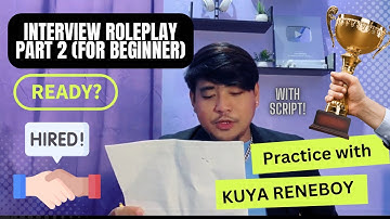 Call center Interview Roleplay Pt 2 Final Interview - (simulation for beginners and no experience)