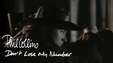 Phil Collins - Don't Lose My Number (Official Music Video)