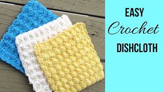 Beginner Crochet Dishcloth (Easy!)