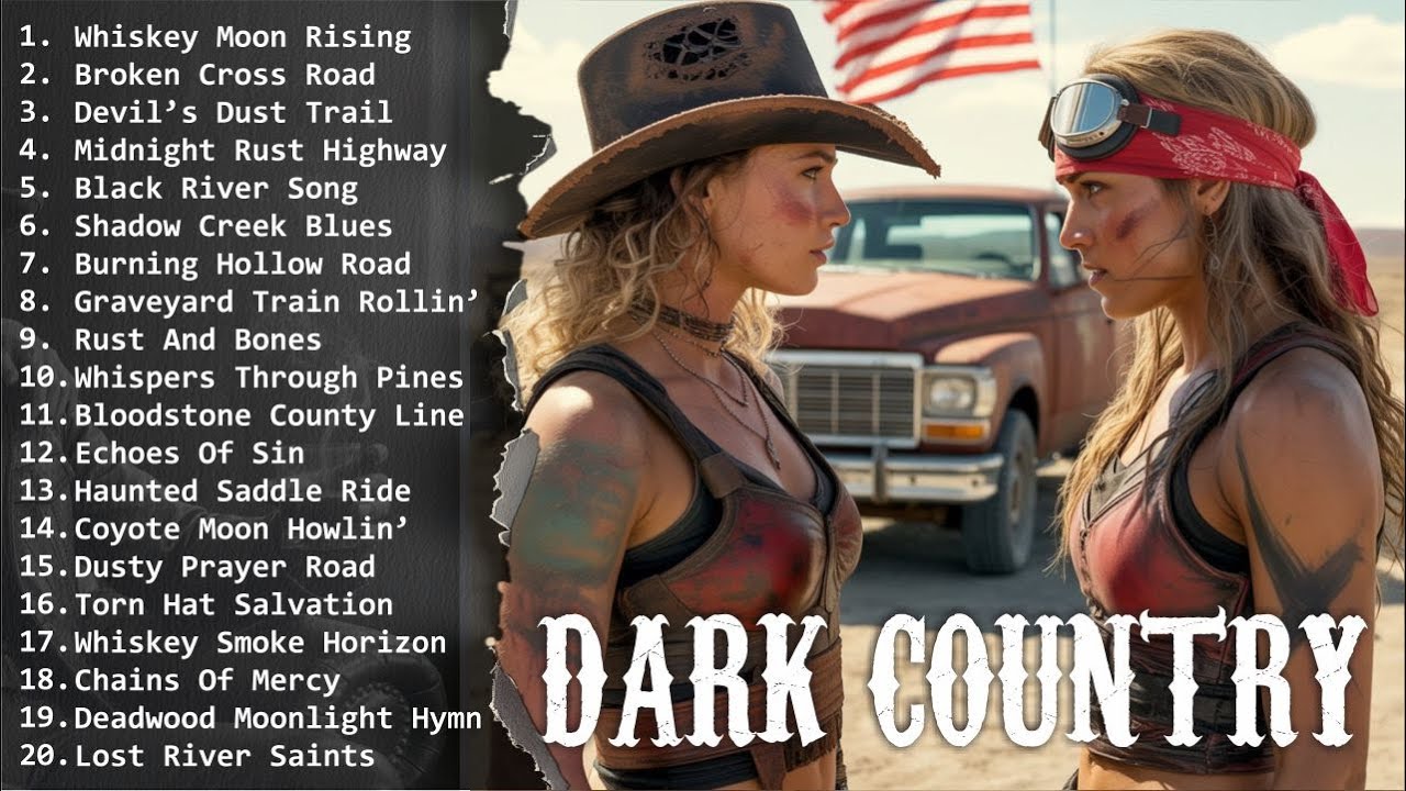 Dark OutLaw Country Rock Music LIVE Radio | Dark Country, Dark Blues and Outlaw Country