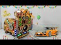 Amazing mini dj lighting truck with cardboard| how to make dj lighting setup at-home big gadi