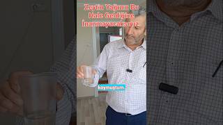 Uzun Süre Açikta Bekleti̇len Zeyti̇n Yaği Bu Hale Geldi̇