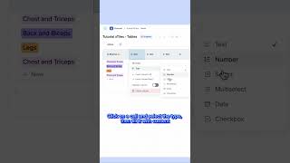 Tutorial xTiles -Tables/ How to create a table in xTiles #shortsvideo #xtiles #tutorial #shorts