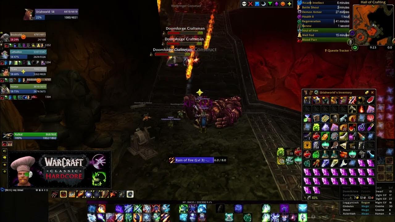 Accidental Flask of Petrification.... Warlock HC Leveling 