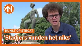 Stadjers Boos, Kunstenaar Ontevreden Blote Bet Kreeg Het Flink Te Verduren