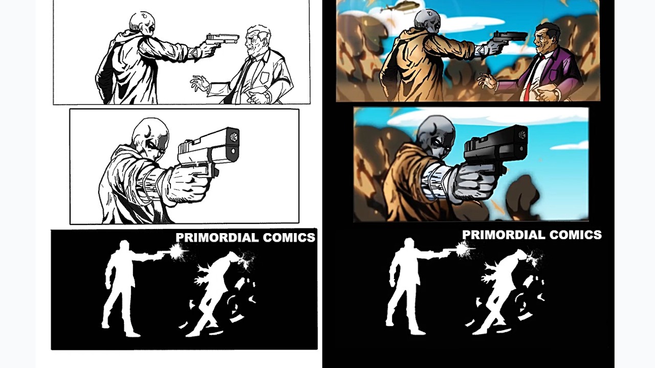 How to make a one-page comic for beginners | easy step-by-step comic ...