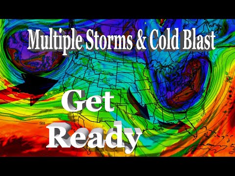 Multiple Snowstorms & Cold Blast Happening Soon! - YouTube