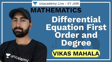 Practice Session | Differential Equation First Order and Degree | Vikas | JAM 2021 | IIT JAM | L-3