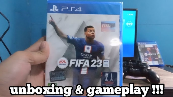 FIFA 23 PS4 Unboxing & Gameplay  FIFA 23 Posters Giveaway 