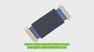 Lắp ráp cáp tùy chỉnh tùy chỉnh LVDS EDP Cáp Lắp ráp tiêu chuẩn Cáp đồng trục Tín hiệu đồng trục LVD