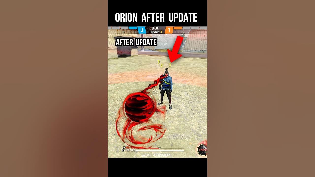 Orion Character Ability After Update 🔥 New Skill - Ability Change #srikantaff Orion Character Ability After Update 🔥 New Skill - Ability Change #srikantaff
