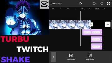 turbulent + twitch shake like AE tutorial - capcut