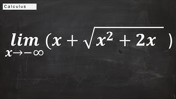 Limit as x goes to negative infinity AGAIN!