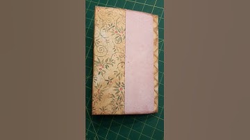 Paper Towel rolls become a junk journal cover! #shorts #junkjournal #recycle