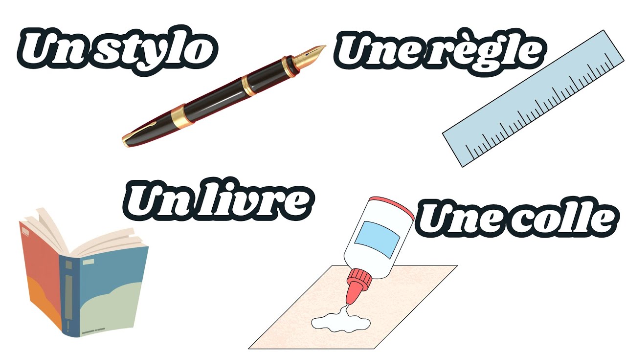 Easy French | Learn French | School Supplies in French | Apprendre les fournitures scolaires