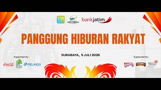 Panggung Hiburan Rakyat Dalam Rangka Soft Launching Creative Hub Surabaya Expo Center