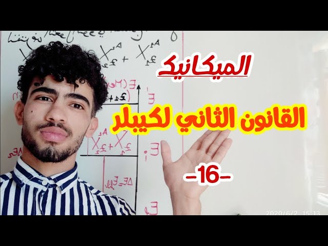 باك الميكانيك/ القانون الثاني لكيبلر (قانون المساحات)