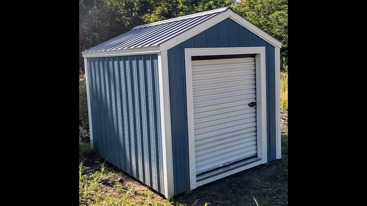 8' x 10' Metal Amish Built Shed