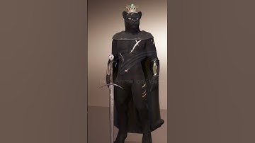 The Great Black Panther | Stylized & Realistic Characters | Blender, Z-Brush, Maya | Showreel (2025)