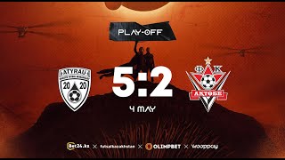 "Атырау" 5:2 "Актобе" | PLAY-OFF | 4.05.24