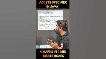 Access Specifier In Java | V2V CLASS | In Hindi