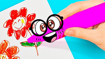 12 Mind-Blowing Drawing Life Hacks You NEED to Try! 🎨✨