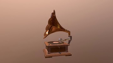 Phonograph 3d model