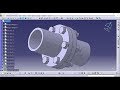 Assembly design of flange coupling usingcatia v5 tutorial