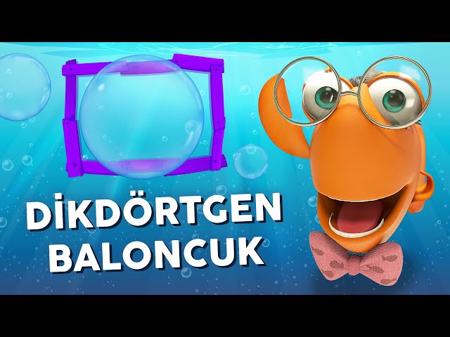 DİKDÖRTGEN BALONCUK DENEYİ! | Profesör Balık ile Deneyler