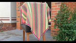 Corner to Corner Granny Stitch Summer Blanket - C2C Blanket Part 1