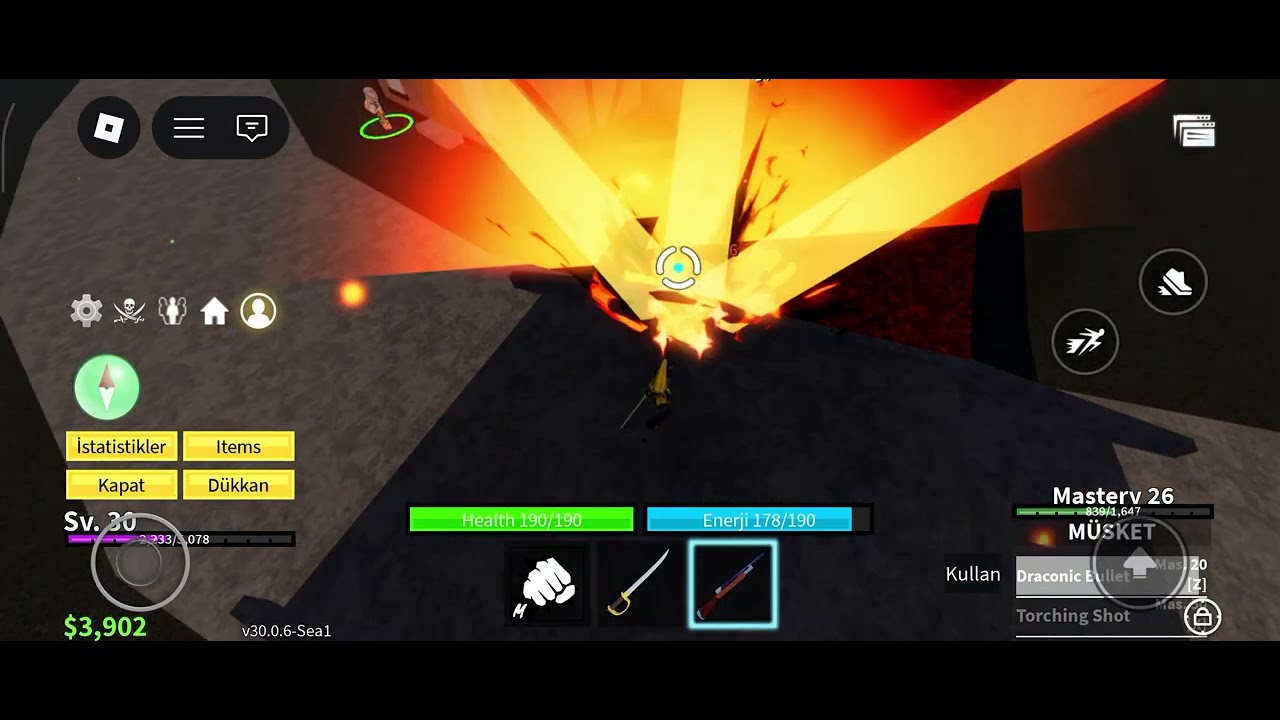 Canı az 300 seviye asker vs 30 seviye ben [Roblox blox fruit] @Bonnibonemir97493 