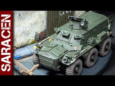 Alvis Saracen in Belfast, Northern Ireland (Airfix 1/35 scale model)