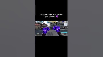 I nuked a pro player team 😈 #codmobile #shorts