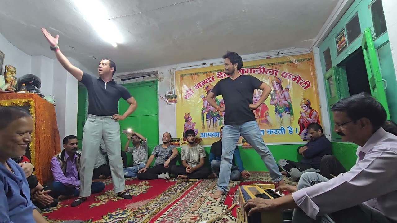 रावण अंगद संवाद, तालीम वर्ष 2024. श्री नंदादेवी रामलीला कमेटी अल्मोड़ा