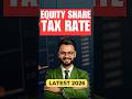 Equity share income tax rate AY 2026 27