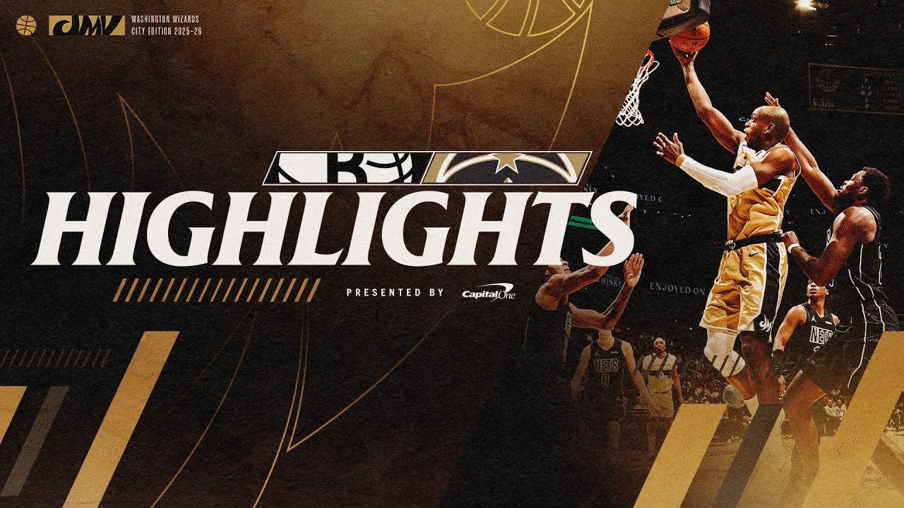 Game Highlights: Washington Wizards vs. Brooklyn Nets | 1.2.26