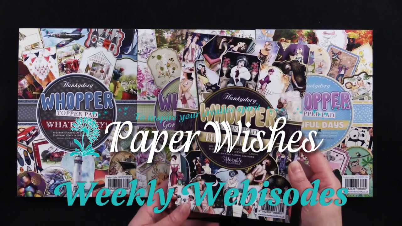 Card Techniques Using Whopper Topper Pads from Hunkydory YouTube