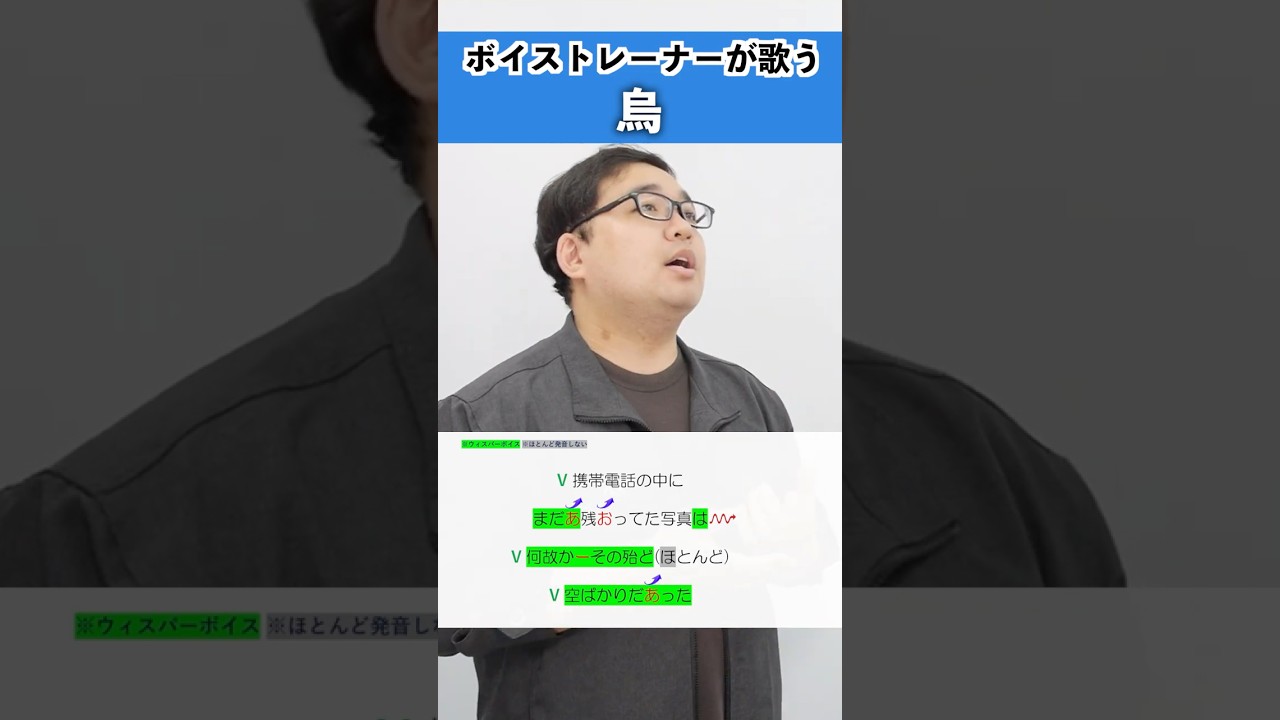 【ボイストレーナーが歌う】烏 / 米津玄師【シアーミュージック水戸校 きんだいち】#shorts