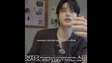 He is such a best Hyung 😭💘💫 #zerobaseone#zb1 #kpop #foryou#jiwoong#fyp#zb1edit #kimjiwoong#zhanghao