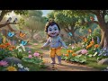 🌸 Baby Krishna Plants Flowers Along the Village Path | A Story of Kindness | Ved Katha