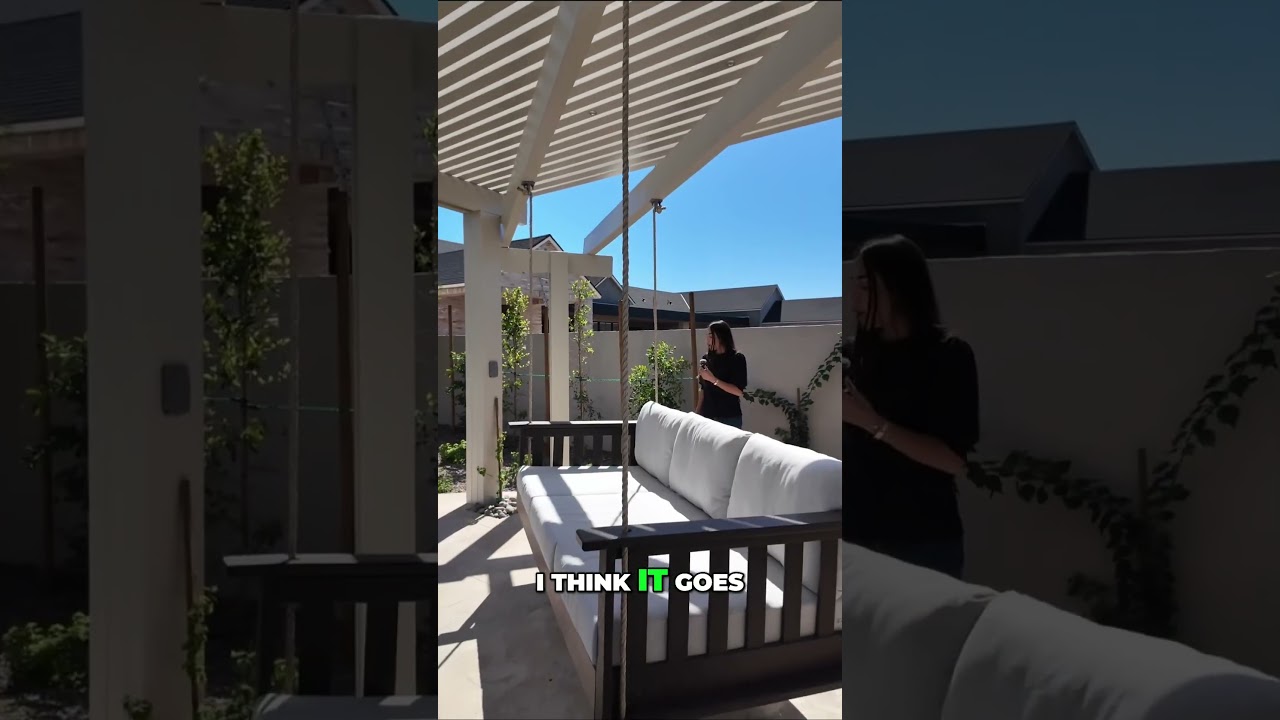Pergola Swing Design 💫 Relaxed Backyard Vibes 🏡