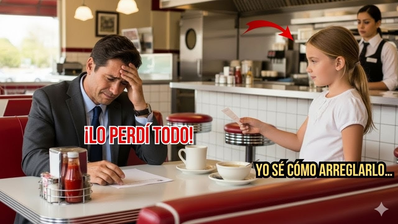 «Lo perdí todo» dijo el millonario… apareció la niña — y pasó algo impensable