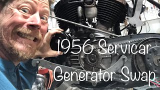 Jesse’s Harley Servicar Generator Swap