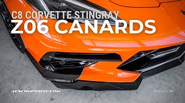 C8 Stingray Z06 Canards Installation Guide | ACS Composite | PN 50-4-132