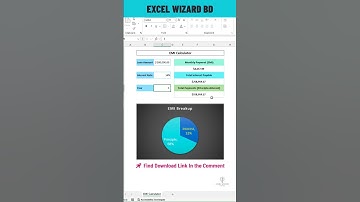 Create Your EMI calculator in Excel! 📊💡 #ExcelTips #Finance"  #excel #spreadsheetmagic #exceltips