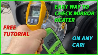 HOW TO FIX A FAULTY HEATED MIRROR ON A BMW - DIAGNOSED